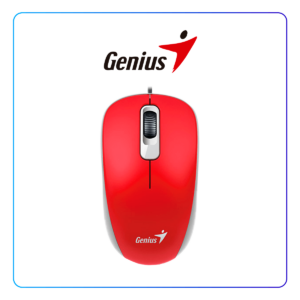 MOUSE GENIUS DX-110 USB OPTICO 1000 DPI RED (PN 31010116104)