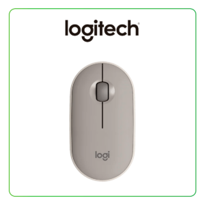 MOUSE LOGITECH PEBBLE M350 SILENT WIRELESS/BLUETOOTH ALMOND MILK (910-006658)