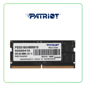 MEMORIA RAM PATRIOR SIGNATURE LINE 16GB DDR5 4800MHZ CL40 SODIMM ( 9DS00410 - PSD516G480081S )