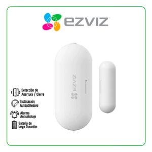 SENSOR EZVIZ T2C DE APERTURA Y CIERRE DE PUERTAS Y VENTANAS INALÁMBRICO (1900207)