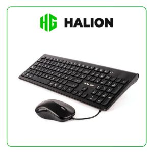 KIT HALION HA-K205C TECLADO Y MOUSE/ USB ( HA-K205C )