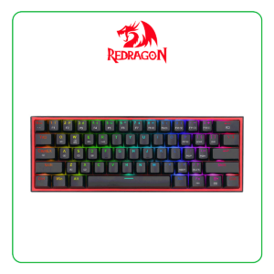 TECLADO MECÁNICO REDRAGON FIZZ PRO K616-RGB-B BLACK WIRELESS INGLES SWITCH RED - (K616-RGB-B)