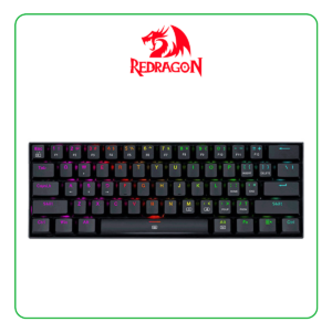 TECLADO MECANICO REDRAGON DRAGONBORN BLACK / RGB / ESPAÑOL / SWITCH RED (K630RGB SP-RED)