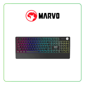 TECLADO MARVO K660 DE MEMBRANA RGB GAMING EN ESPAÑOL