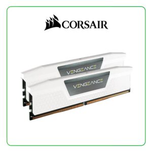 KIT MEMORIA RAM CORSAIR 32GB (2 x 16GB) DDR5 - 5200MHZ - VENGEANCE DDR5 - WHITE - L40 - PC5-41600 ( CMK32GX5M2B5200C40W )