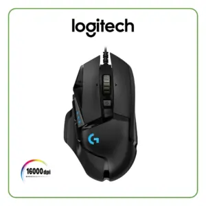 MOUSE LOGITECH G502 HERO 16000 DPI RGB BLACK (SP25)