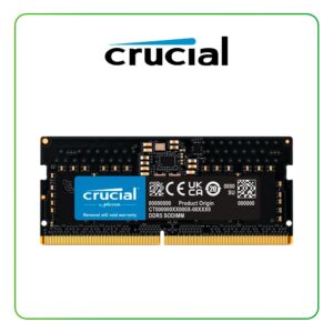 MEMORIA CRUCIAL SODIMM DDR5 16GB PARA LAPTOP, FRECUENCIA 4800MHZ - CT8G48C40S5 (1801123)