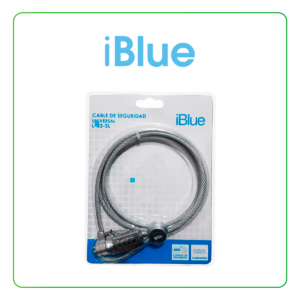 CABLE DE SEGURIDAD IBLUE P/NOTEBOOK UNIVERSAL 1.8M (PN L-03-SL)
