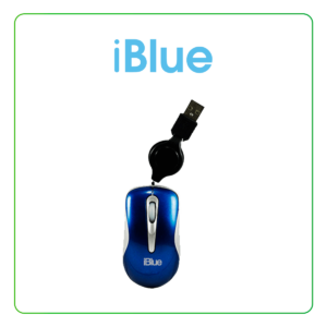 MOUSE IBLUE MICRO RETRACTIL XMK-977 AZUL (PN XMK-977-BL)