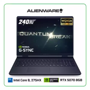LAPTOP DELL ALIENWARE 16X AURORA LAC1625 INTEL CORE 9, 275HX / 32GB RAM / 2TB SSD / 16” WQXGA (2560 X 1600) 240Hz / NVIDIA RTX 5070 8GB / WINDOWS 11 (80082520)