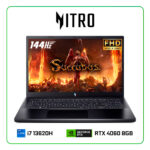 LAPTOP ACER NITRO V 15 ANV15-51-789J INTEL CORE I7 13620H / 16GB RAM / 1TB SSD / 15.6” FHD (1920x1080) 144HZ, IPS / NVIDIA RTX 4060 8GB / WINDOWS 11
