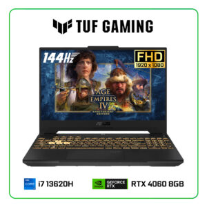 LAPTOP ASUS TUF GAMING F15 FX507VV-WS74 INTEL CORE I7 13620H / 16GB RAM / 1TB SSD / 15.6" FHD (1920 x 1080) 144HZ / NVIDIA RTX 4060 8GB / WINDOWS 11