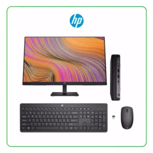 MINI PC HP DESKTOP PRO 400 G9 MINI | INTEL CORE I5 14500T | 16GB RAM | 1TB SSD | MONITOR 24" FHD | MOUSE + TECLADO INALÁMBRICO (210032503)