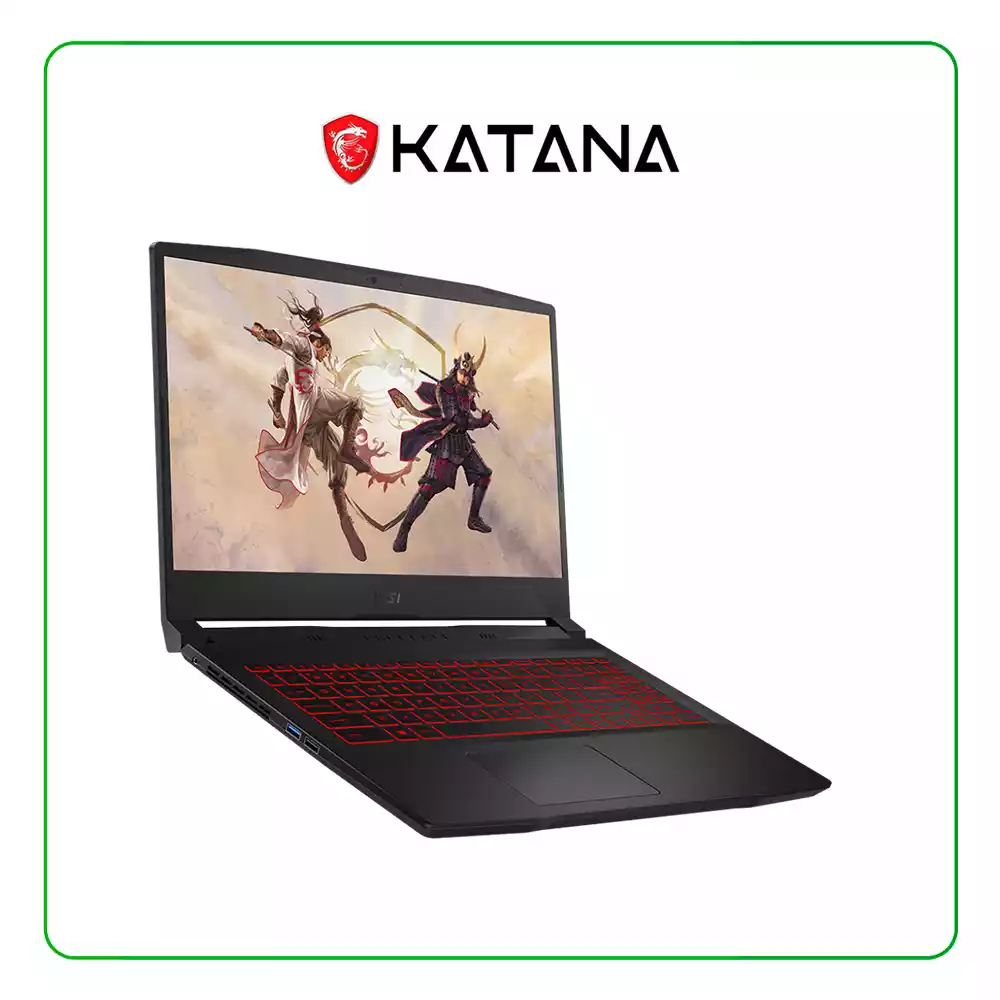 LAPTOP MSI KATANA GF66 12UE-603US INTEL CORE I7 12650H / 16GB RAM / 512GB SSD / 15.6" FHD, 144HZ / NVIDIA GEFORCE RTX 3060 6GB / WINDOWS 11