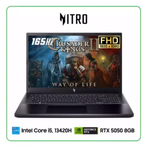 LAPTOP ACER NITRO V 15 ANV15-52-586Z INTEL CORE I5, 13420H / 8GB RAM / 512GB SSD / 15.6” FHD (1920 X 1080) 165HZ / NVIDIA RTX 4050 6GB / WINDOWS 11
