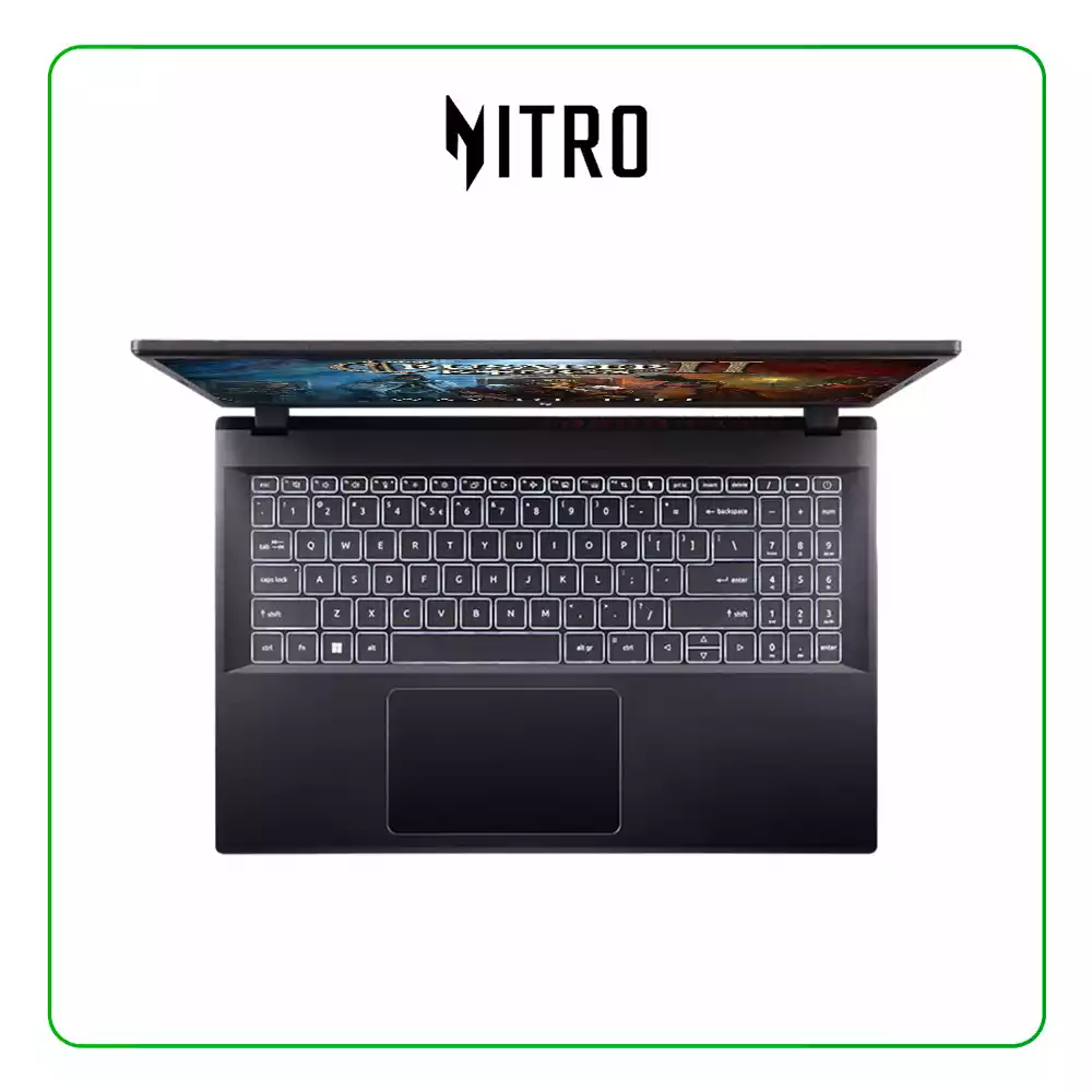 LAPTOP ACER NITRO V 15 ANV15-52-57BB INTEL CORE I5, 13420H / 16GB RAM / 512GB SSD / 15.6” FHD (1920 X 1080) 165HZ / NVIDIA RTX 5050 8GB / WINDOWS 11