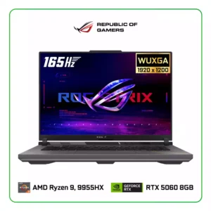 LAPTOP ASUS ROG STRIX G16 G614FM-WS94 AMD RYZEN 9 9955HX / 16GB RAM / 1TB SSD / 16" WUXGA (1920 X 1200), 165HZ / NVIDIA RTX 5060 8GB / WINDOWS 11
