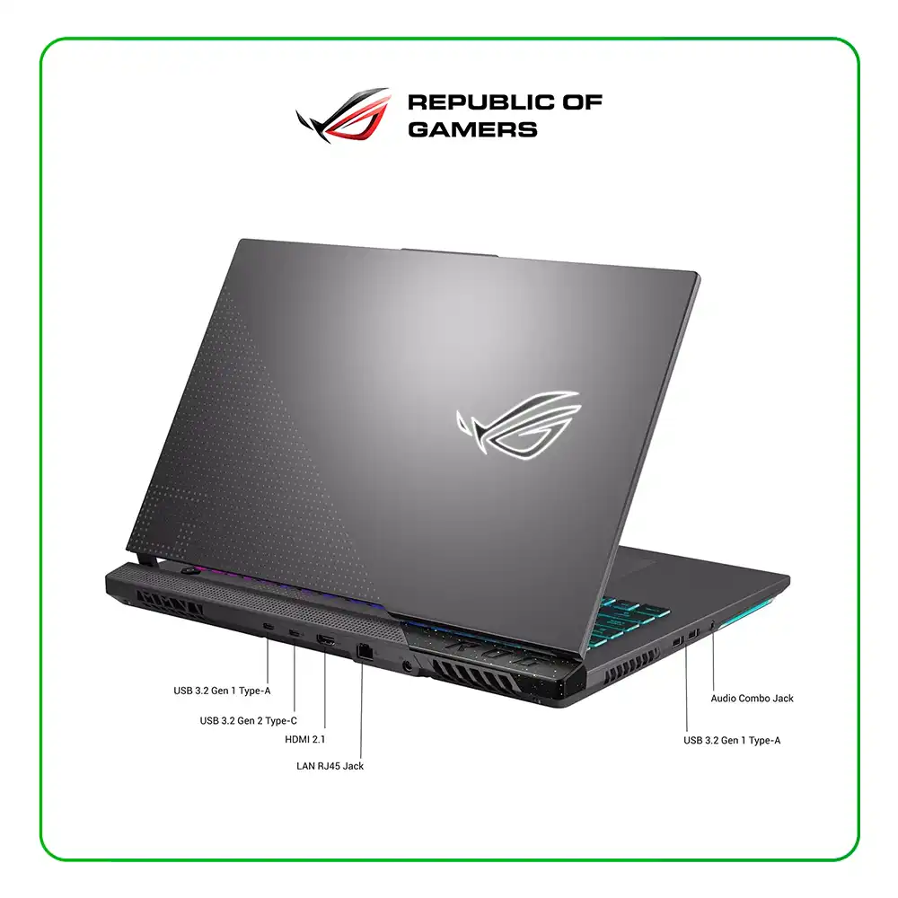 LAPTOP ASUS ROG STRIX G17 G713PV-WS94 AMD RYZEN 9 7845HX / 16GB RAM / 1TB SSD / 17.3" WQHD (2560X1440), 240HZ / NVIDIA RTX 4060 8GB / WINDOWS 11