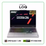 LAPTOP LENOVO LOQ 15 15AHP10 83JGCTO1WW.16 AMD RYZEN 7, 250 / 16GB RAM / 512GB SSD / 15.6” FHD (1920 X 1080) 144HZ, IPS / NVIDIA RTX 5060 8GB / WINDWOS 11