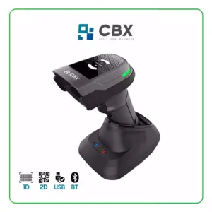 LECTOR DE CÓDIGO DE BARRAS CBX BS-6600 Lector Inalambrico / 2D / BLUETOOTH / USB / BLACK (90072610)